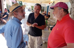 Ο διάσημος φυσικός Σταύρος Κατσανέβας επισκέφθηκε το Μεσολόγγι