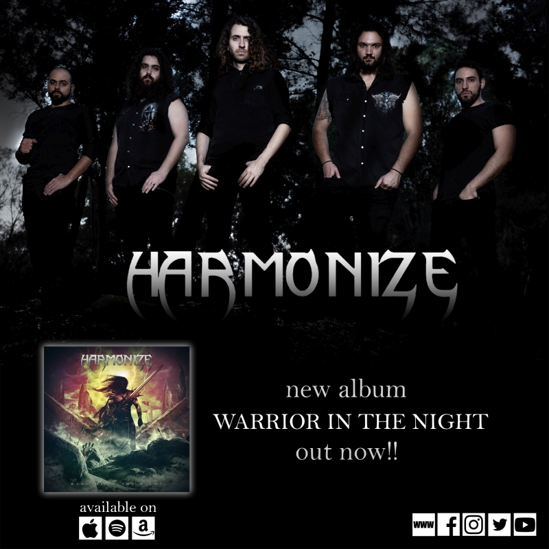 HARMONIZE – single “Warrior in the night” from homonymous album + Official video