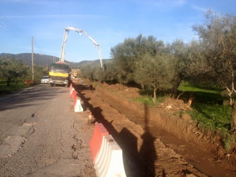 Εργασίες στο δρόμο Θέρμο – Πετροχώρι