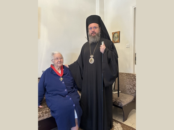 Επίσκεψη του Μητροπολίτου Αιτωλίας και Ακαρνανίας κ. Δαμασκηνού στην Αδελφότητα «Η Αγία Φιλοθέη»