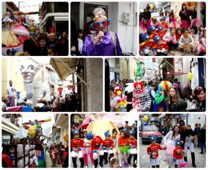 Εικόνες από την παρέλαση του 10ου Μυτικιώτικου Καρναβαλιού