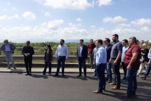 Αγρίνιο: Εργασίες στην γέφυρα του Αχελώου (φωτο)
