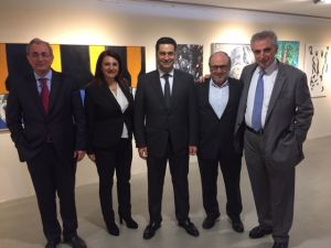 Ο Δήμαρχος Ναυπακτίας  Παναγιώτης Λουκόπουλος στην «Έκθεση Πινακοθήκης Μοσχανδρέου στο Αγρίνιο»