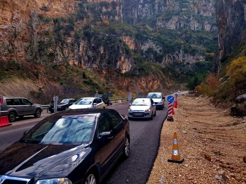 Αποκαταστάθηκε η οδική σύνδεση στην Ε.Ο  Αντιρρίου – Ιωαννίνων  στο ύψος της Κλεισούρας