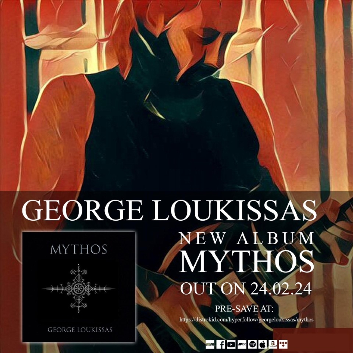 GEORGE LOUKISSAS – νέο άλμπουμ “MYTHOS” + νέο βίντεο για το single “MEDUSA”