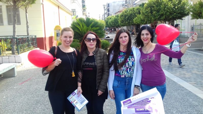 «Παγκόσμια Ημέρα καρδιάς» στην κεντρική πλατεία Μεσολογγίου από το Κέντρο Κοινότητας του Δήμου