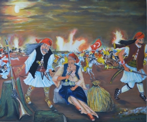 Έκθεση του Νώντα Ρεντζή στο Μεσολόγγι με τίτλο: «Έκθεση πινάκων με θέματα εμπνευσμένα από την Επανάσταση του 1821» (Τετ 16 - Σαβ 26/6/2021)
