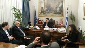 Συναντήθηκε με Γ. Παπαναστασίου ο Βαγγέλης Μεϊμαράκης