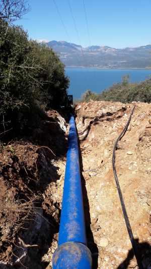 Παραδόθηκε από τον Δήμο Αγρινίου ο κεντρικός αγωγός ύδρευσης της Μακρυνείας