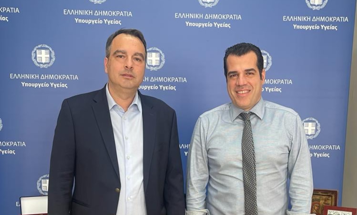 Συνάντηση του Θανάση Παπαθανάση με τον Yπουργό Υγείας, Θανάση Πλεύρη