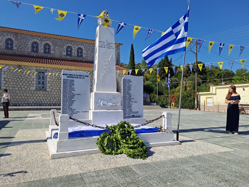 Πραγματοποιήθηκε σήμερα στην Γαβαλού επίσημο Μνημόσυνο για τα 65 θύματα της Γερμανικής κατοχής