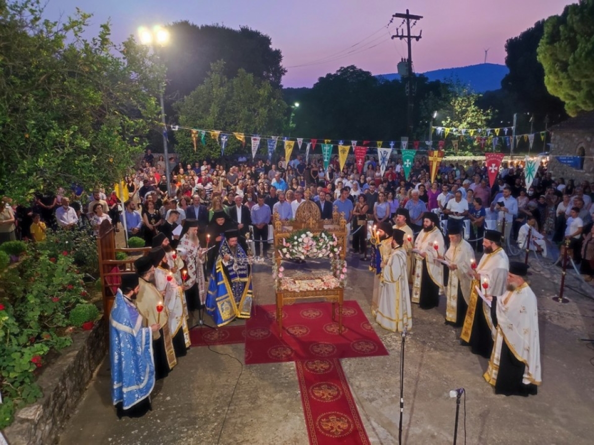 Η Απόδοση της Εορτής της Κοιμήσεως της Θεοτόκου  στην Ιερά Μητρόπολη Αιτωλίας και Ακαρνανίας