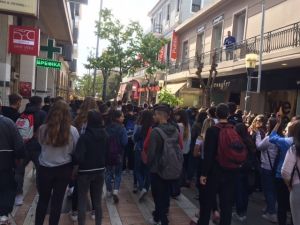 Πορεία μαθητών στο Αγρίνιο