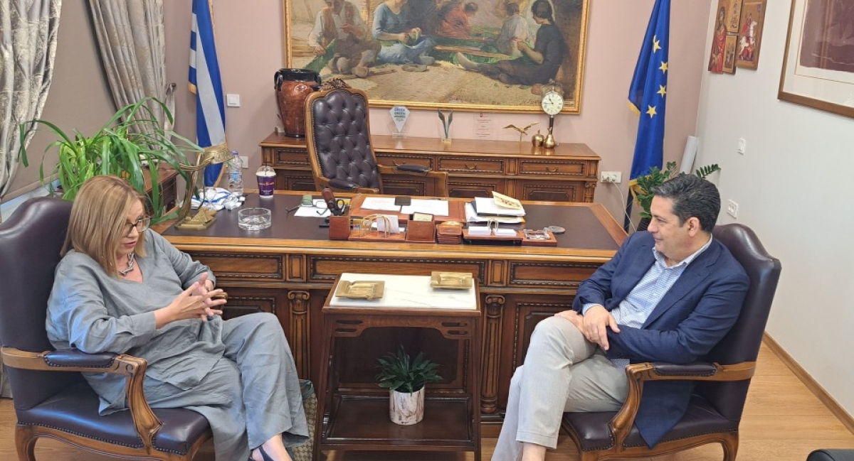 Με την Ευρωβουλευτή Μαρία Σπυράκη συναντήθηκε ο Δήμαρχος Αγρινίου στο πλαίσιο επίσκεψής της στην ευρύτερη περιοχή