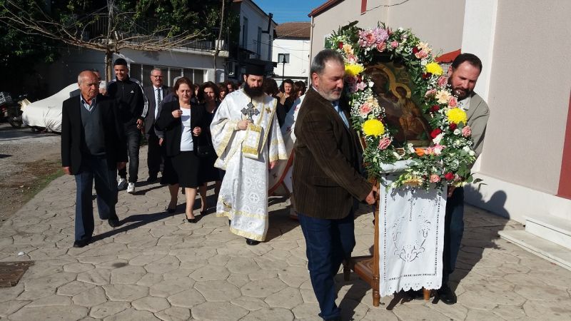 Ιερά λιτάνευση για το θαύμα της «Παναγίας της Γρίπης» στα Καλύβια Αγρινίου