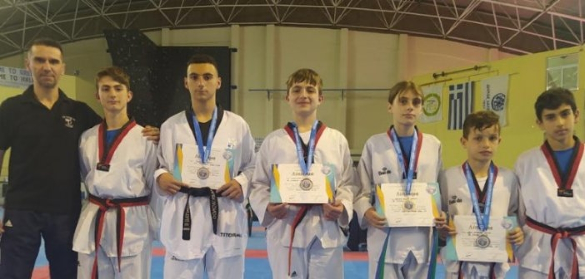 Πέντε μετάλλια κατέκτησε ο Τίτορμος στο Taekwondo (εικόνες)