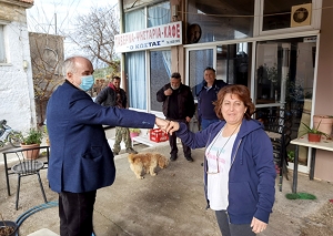 Με επίσκεψη σε τοπικές Κοινότητες του Δήμου ξεκίνησε το 2021 για τον Κώστα Λύρο