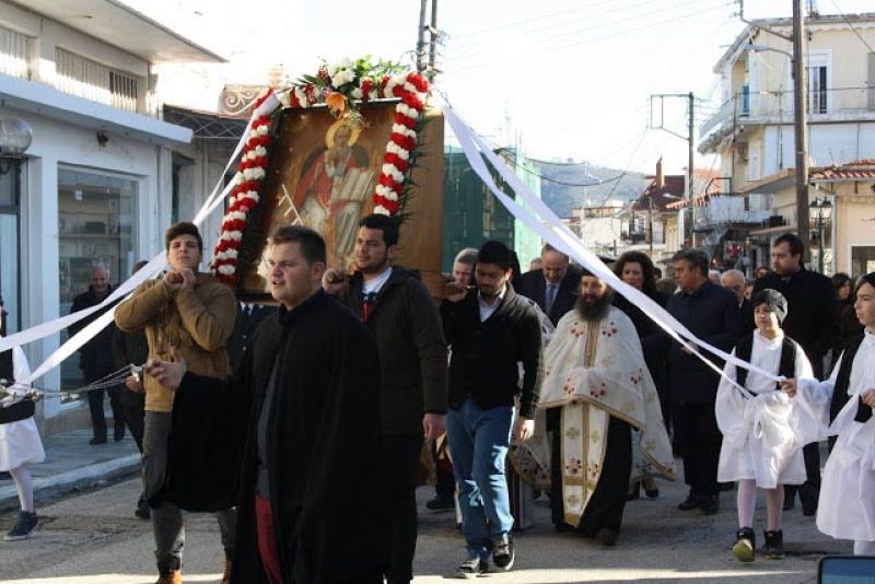 Γιόρτασε τον πολιούχο της Άγιο Αθανάσιο η Κατούνα (φωτο)