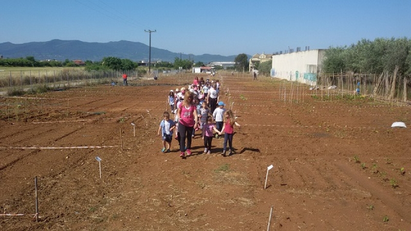 Επίσκεψη μαθητών στον Δημοτικό Λαχανόκηπο Αγρινίου