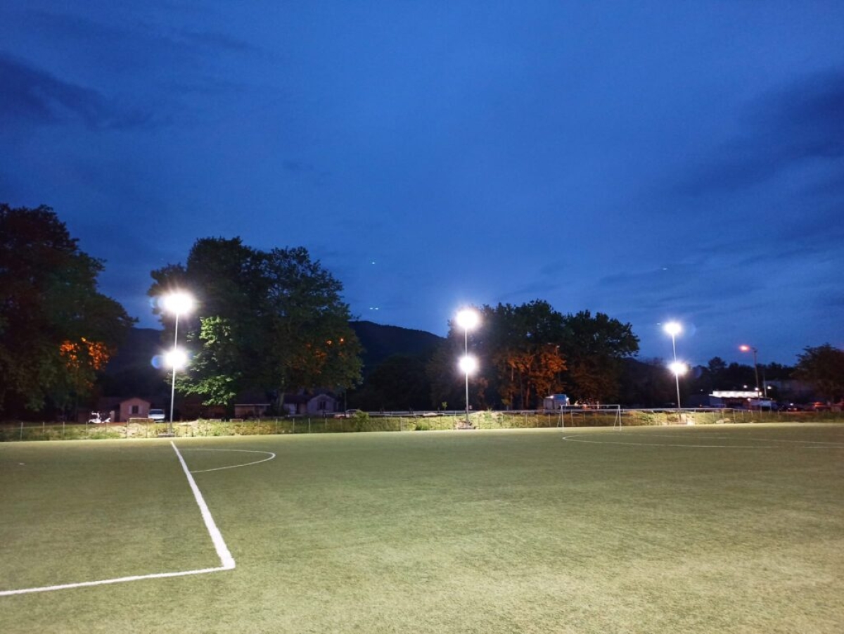 Μεγάλη ικανοποίηση στον Ίναχο Βάλτου για τον φωτισμό στο γήπεδο του Χαλκιόπουλου (φωτο)
