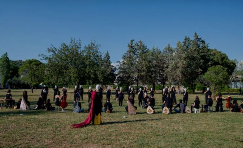 Λευκή Πολιτεία - Έναντι παράστασης..., Τμήμα Παραδοσιακής Μουσικής του Δήμου Αγρινίου