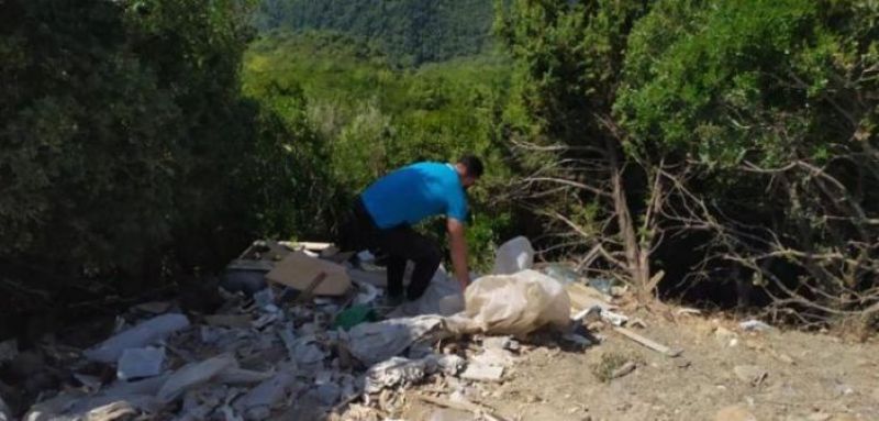 Ο Σύλλογος Ασπριωτών Ναυπακτίας καθάρισε δύο χωματερές