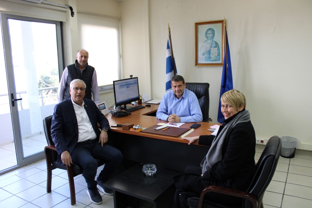 Συνάντηση Δημάρχου Αμφιλοχίας με τον Γενικό Γραμματέα του Υπουργείου Εσωτερικών Μιχάλη Σταυριανουδάκη