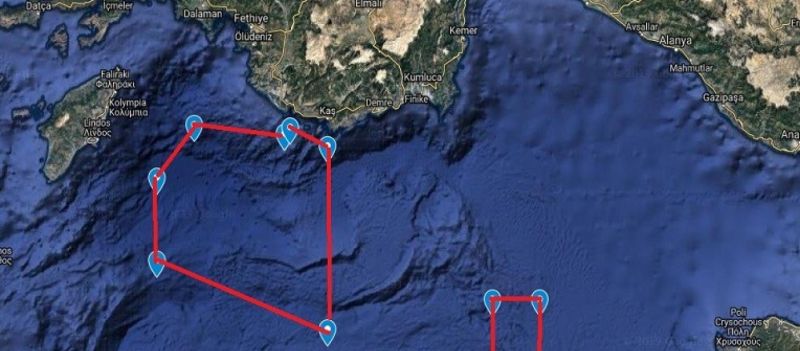 Η κρίση ξεκινά: Τουρκικά πολεμικά πλοία προπομπός του γεωτρύπανου που θα τρυπήσει μεταξύ Ρόδου &amp; Μεγίστης
