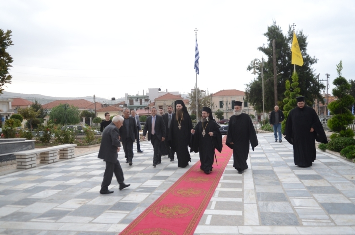 Ο Μητροπολίτης Αιτωλίας και Ακαρνανίας κ. Δαμασκηνός στον Αστακό