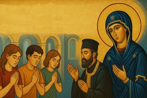 Τελευταία παράκληση στην πυρόπληκτη Σταμνά Αιτωλοακαρνανίας