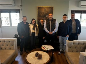 Συνάντηση μαθητών του 5ου Λυκείου Πατρών με τον Δήμαρχο Ιεράς Πόλεως Μεσολογγίου