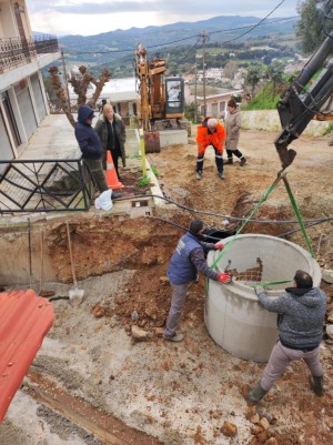 Κατούνα: Προχωρά το έργο αποκατάστασης του κρατήρα