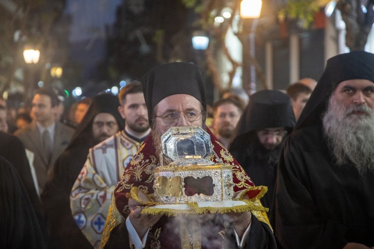 Η Ιερά Μητρόπολη Αιτωλίας και Ακαρνανίας υποδέχθηκε την Τιμία Κάρα του Αγίου Ιωάννου του Χρυσοστόμου