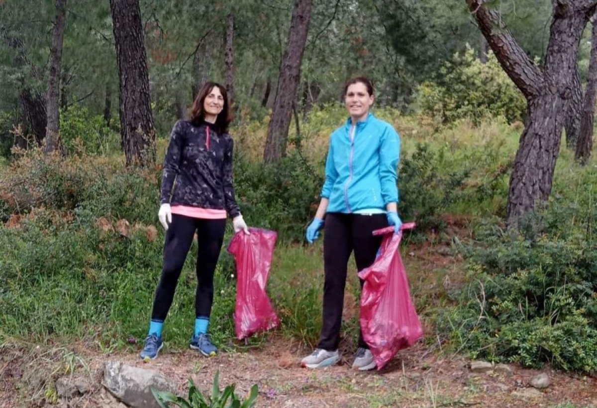 Aθλητές του Συλλόγου Δρομέων Υγείας Αγρινίου καθάρισαν τη διαδρομή για το 3οCitytrailagrinio