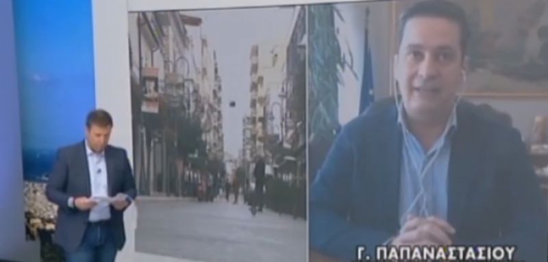 Ο Δήμαρχος Αγρινίου στον ΑΝΤ1 για την γραμμή στήριξης ευπαθών ομάδων – Μένουμε στο σπίτι και κερδίζουμε τη μάχη (βίντεο)