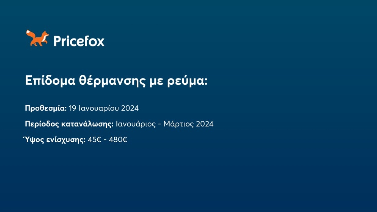 Έφτασε η προθεσμία για το επίδομα θέρμανσης με ρεύμα: Οι δικαιούχοι, η κατάθεση της αίτησης, η καταβολή του επιδόματος