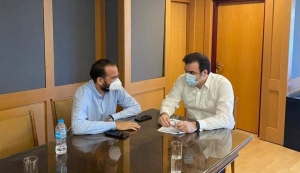 Συνάντηση του Περιφερειάρχη Ν. Φαρμάκη με τον Υπουργό Κ. Πιερρακάκη για τη νέα ψηφιακή εποχή της Δυτικής Ελλάδας