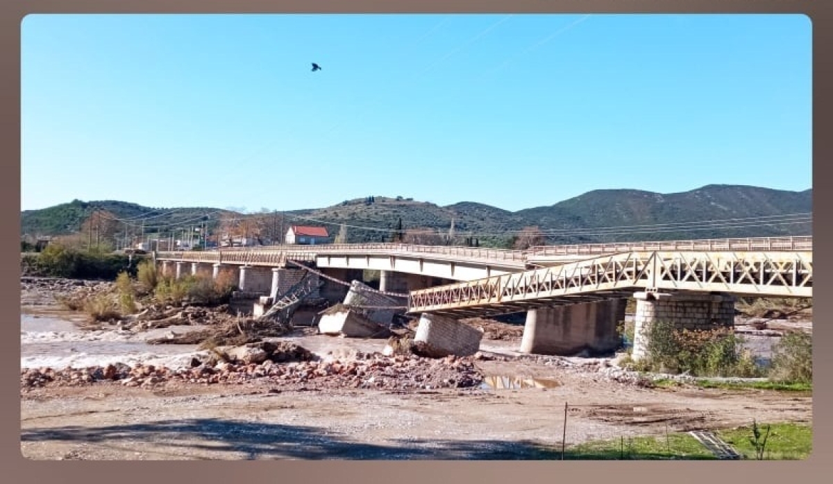 Γέφυρα ΟΣΕ στον Εύηνο: 2,5 εκατ. η εκτίμηση για την προσωρινή λύση που θέλει ο Γαλατάς