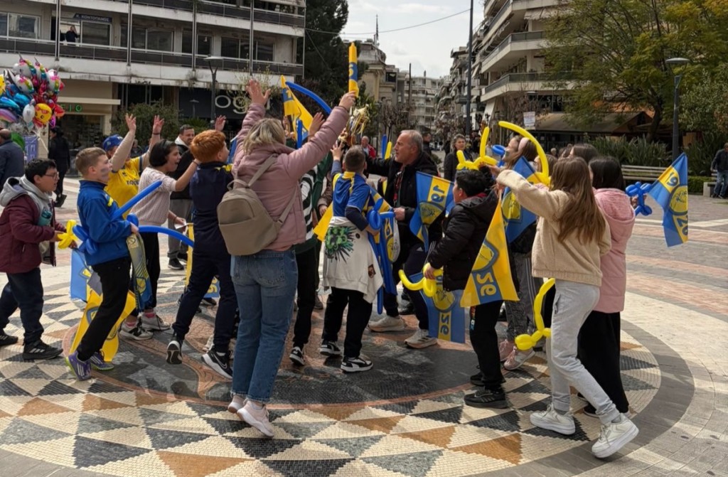 Αγρίνιο: Στο επετειακό περίπτερο του Παναιτωλικού μαθητές του 3ου και 8ου Δημοτικού Σχολείου