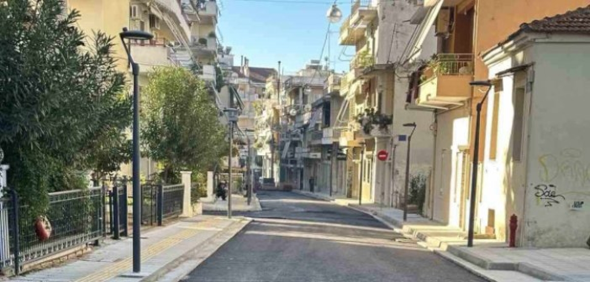 Αγρίνιο: Παραδίδεται το έργο στις οδούς Μελεάγρου και Παλαιολόγου