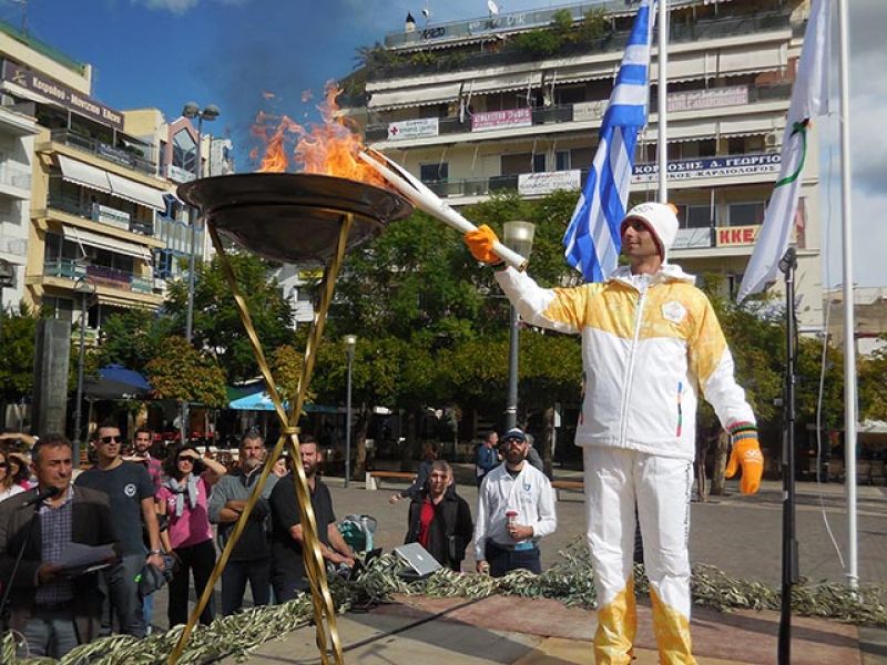 Το Εργαστήρι «Παναγία Ελεούσα» συμμετείχε στο πέρασμα της Ολυμπιακής Φλόγας από την Αιτωλοακαρνανία