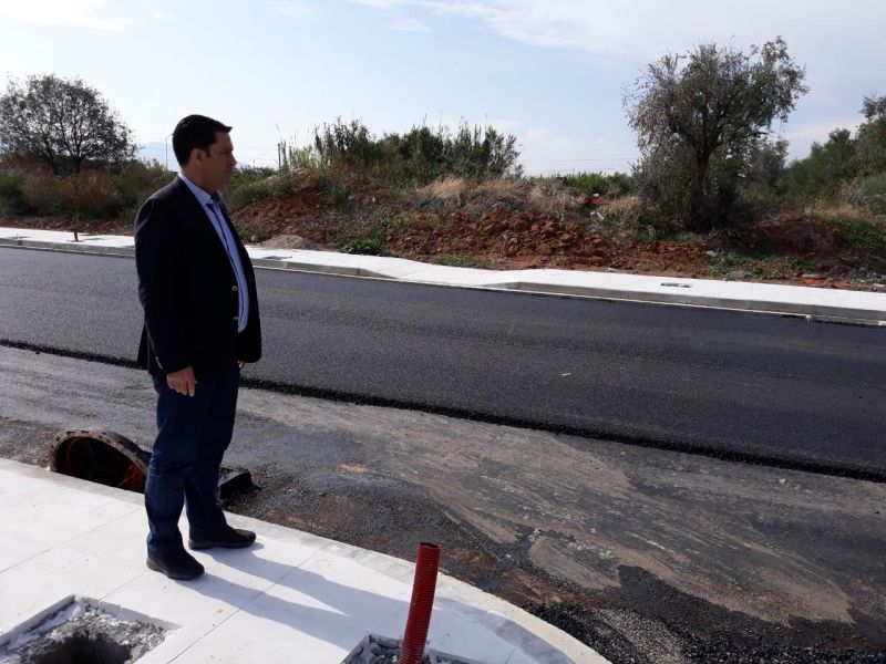 Τα έργα που εκτελούνται στην είσοδο της πόλης επισκέφθηκε ο Δήμαρχος Αγρινίου Γιώργος Παπαναστασίου