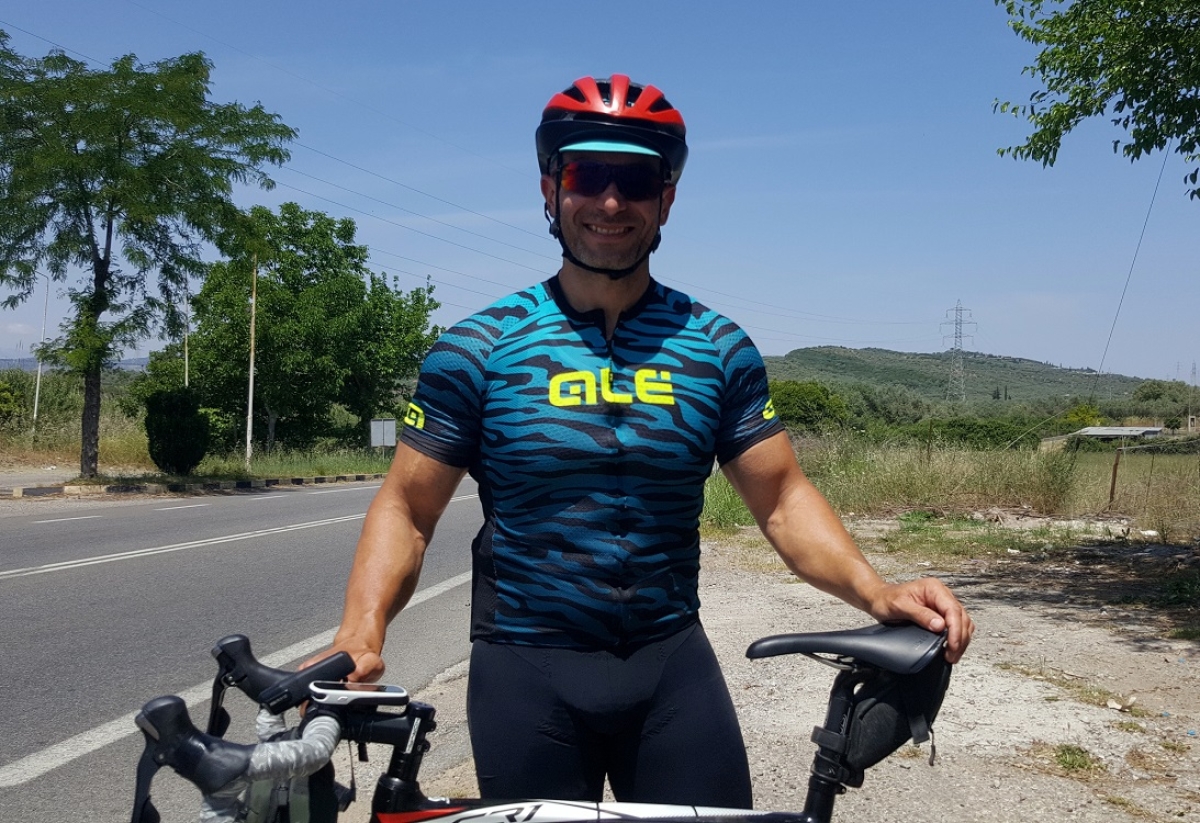 O Γιώργος Γαλανόπουλος από τα Καλύβια Αγρινίου μετέχει σε αγώνα Brevet ποδηλασίας 1200 χλμ.