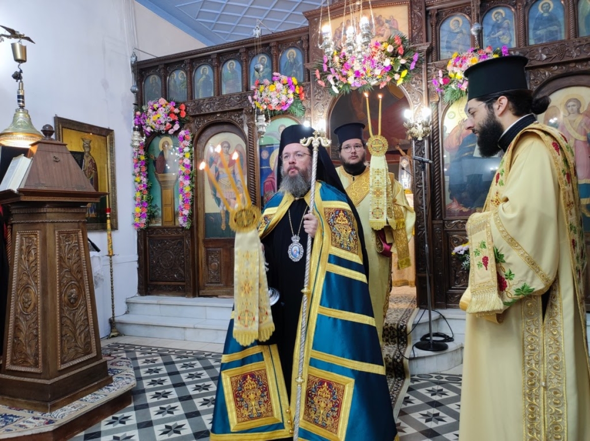 Ο Μητροπολίτης Αιτωλίας και Ακαρνανίας κ. Δαμασκηνός στη Μαγούλα Μεσολογγίου