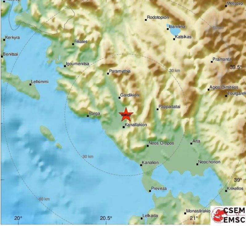 5,6 ρίχτερ ταρακούνησαν τη Δυτική Ελλάδα